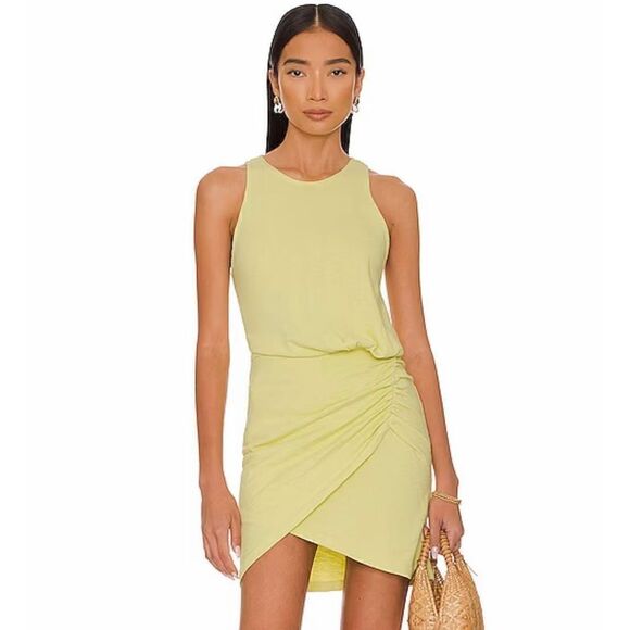 LNA Revolve Liani Tank Dress in Citrus Yellow Sleeveless Mini women’s size M - Picture 1 of 14